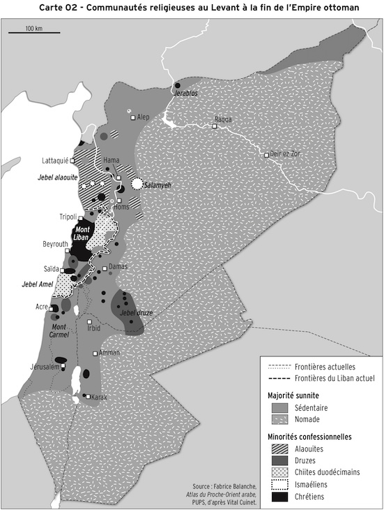 Communautés religieuses au Levant à la fin de l'Empire ottoman