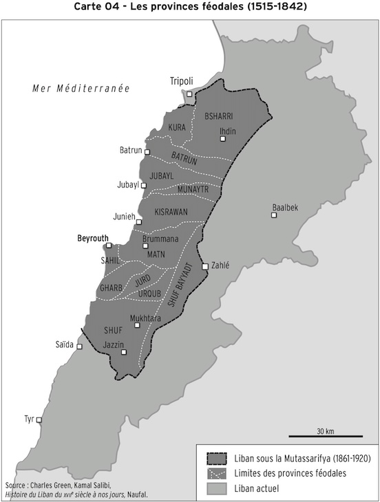 Les provinces féodales (1515-1842)