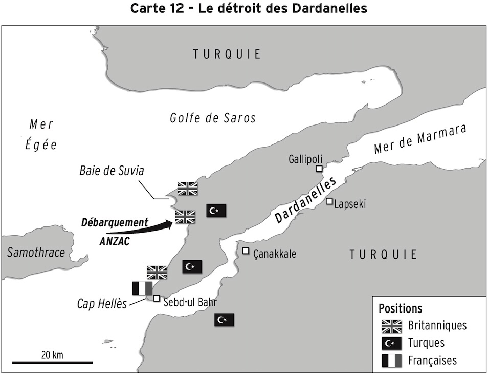 Le détroit des Dardanelles