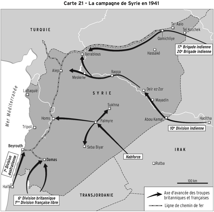 La campagne de Syrie en 1941