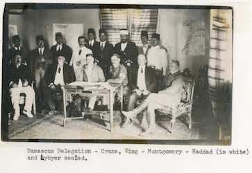 La commission King-Crane à Damas en 1919