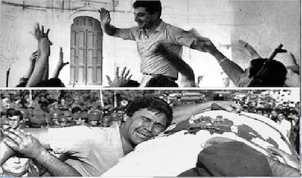 Election de Béchir Gémayel à la présidence de la République le 23 août 1982. Il sera assassiné par la Syrie le 14 septembre de la même année.