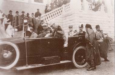 Arrivée du général Sarrail au Grand-Sérail à Beyrouth