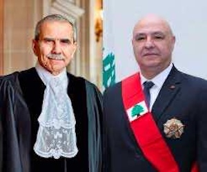 Le Président de la République Joseph Aoun et le président du Conseil Nawaf Salam